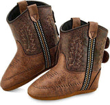 Old West Tan vintage brown crackle Poppet - Old West - Flyclothing LLC