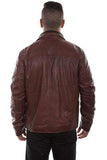 Scully ANTIQUE BROWN ZIPOUT COLLAR JACKET - Scully Leather - Flyclothing LLC