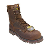 AdTec Men's 8" Composite Toe Waterproof Logger Brown - AdTec