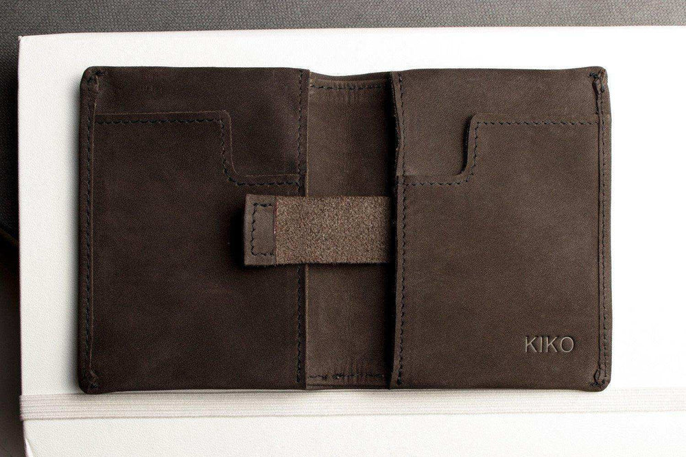 Kiko Leather Slim Bifold Wallet - Kiko - Flyclothing LLC