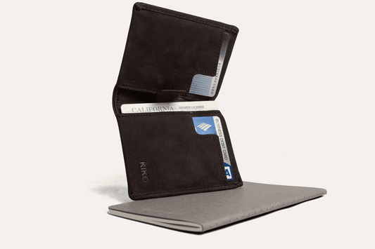 Kiko Leather Slim Bifold Wallet - Kiko - Flyclothing LLC