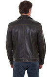 Scully BLACK ZIP FRONT JACKET - Scully Leather - Flyclothing LLC