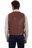 Scully BROWN MEN'S VEST - Scully Leather - Flyclothing LLC
