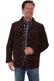 Scully EXPRESSO BOAR SUEDE PICK STITCH JKT - Scully Leather - Flyclothing LLC