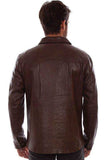 Scully Leather Leatherwear Mens Chocolate Men's Jacket - Scully Leather - Flyclothing LLC