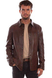 Scully Leather Leatherwear Mens Chocolate Men's Jacket - Scully Leather - Flyclothing LLC