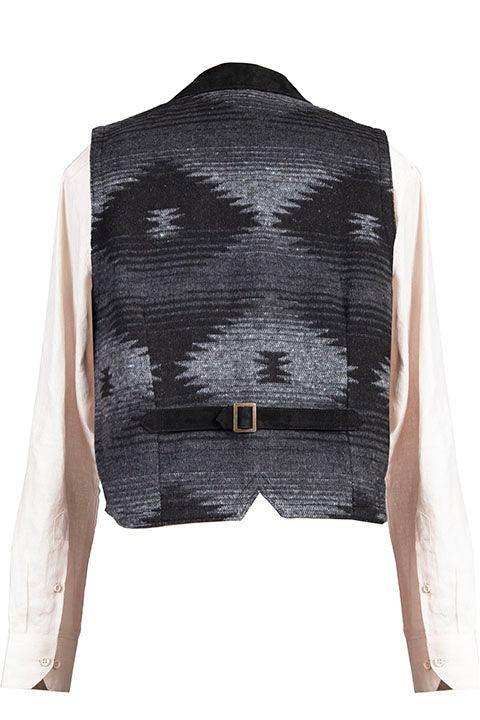 Scully BLACK BOAR SUEDE MEN'S VEST - Scully Leather - Flyclothing LLC