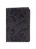 Scully Leather Black New Tooled Leather Desk Size Phone/Address - Scully Leather - Flyclothing LLC