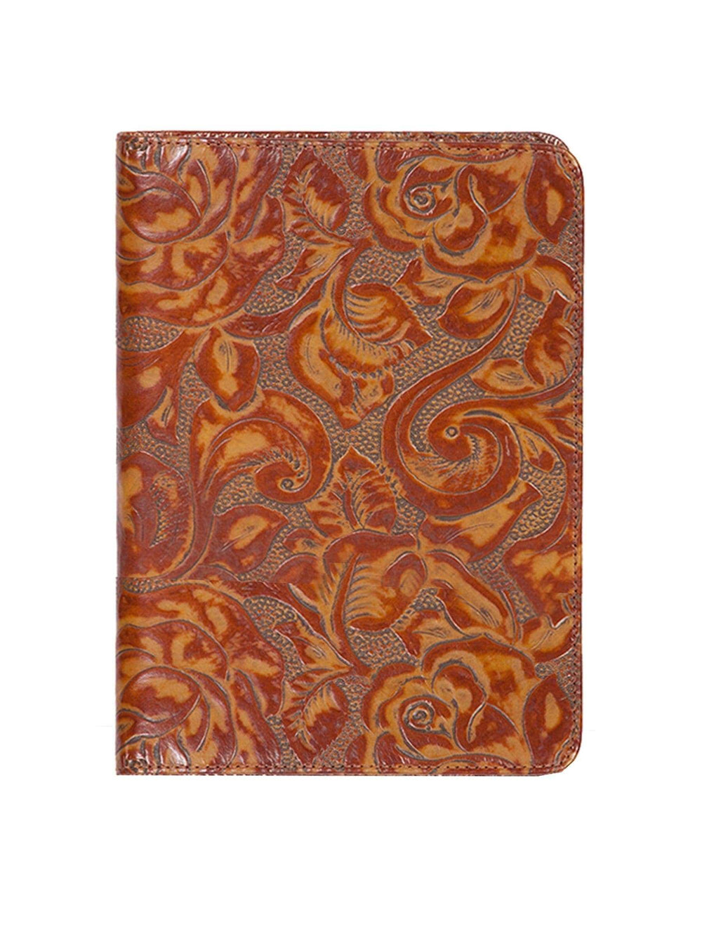 Scully Leather Chocolate New Tooled Leather Ruled Manuscript - Scully Leather - Flyclothing LLC
