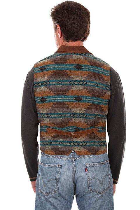 Scully CINNAMON BOAR SUEDE MEN'S VEST - Scully Leather - Flyclothing LLC