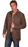 Scully BROWN BLAZER W/ELBOW PATCH - Scully Leather - Flyclothing LLC