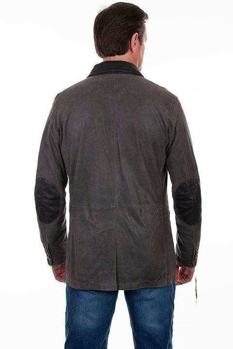 Scully BLACK BLAZER W/ELBOW PATCH - Scully Leather - Flyclothing LLC