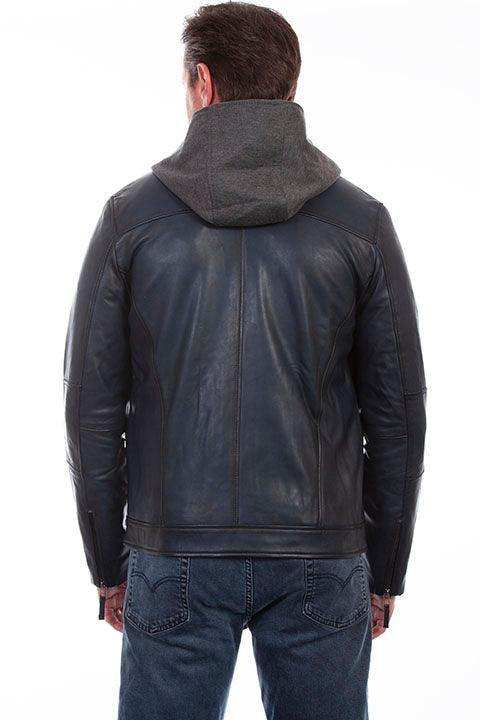 Scully DENIM ZIP FRONT W/HOOD - Scully Leather - Flyclothing LLC