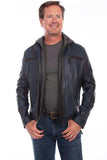 Scully DENIM ZIP FRONT W/HOOD - Scully Leather - Flyclothing LLC