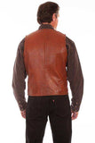 Scully COGNAC RUGGED VEST - Scully Leather - Flyclothing LLC