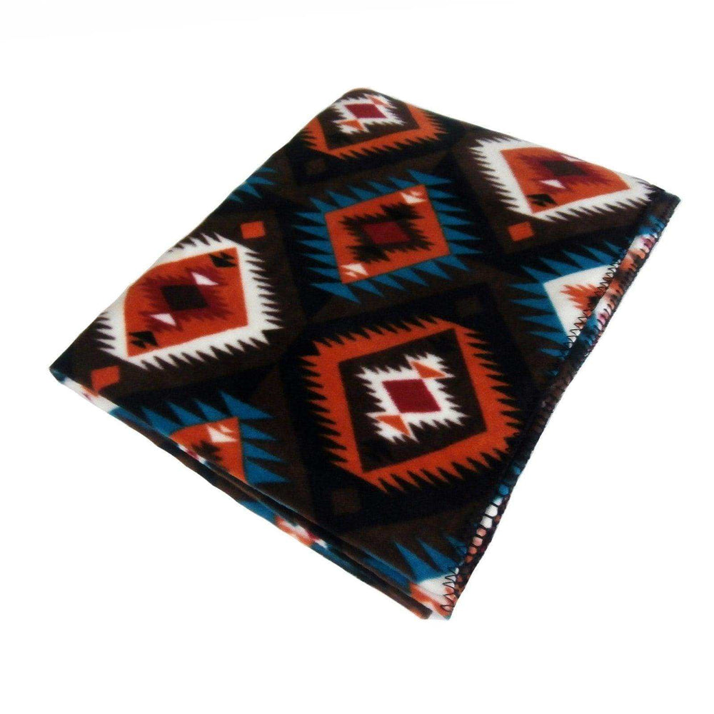 Native Pattern Fleece Western Blanket - Rockmount Clothing - Flyclothing LLC