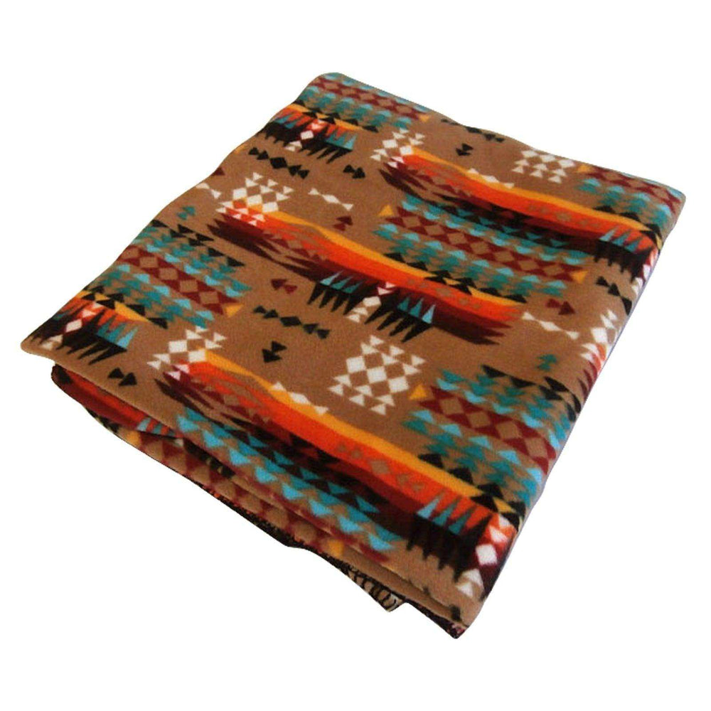 Native Pattern Fleece Western Blanket - Rockmount Clothing - Flyclothing LLC