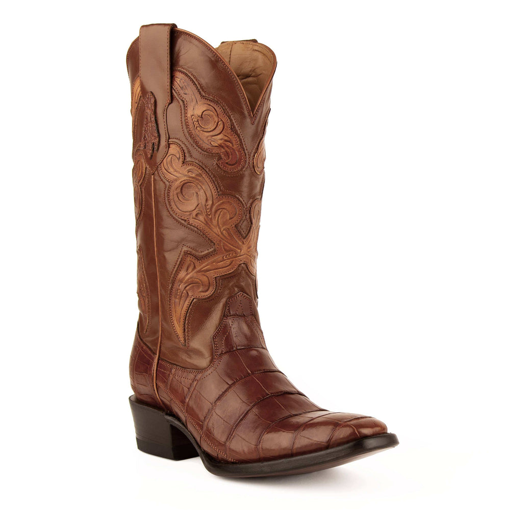 Ferrini USA Stallion - American Alligator Men's Boots - Ferrini USA - Flyclothing LLC