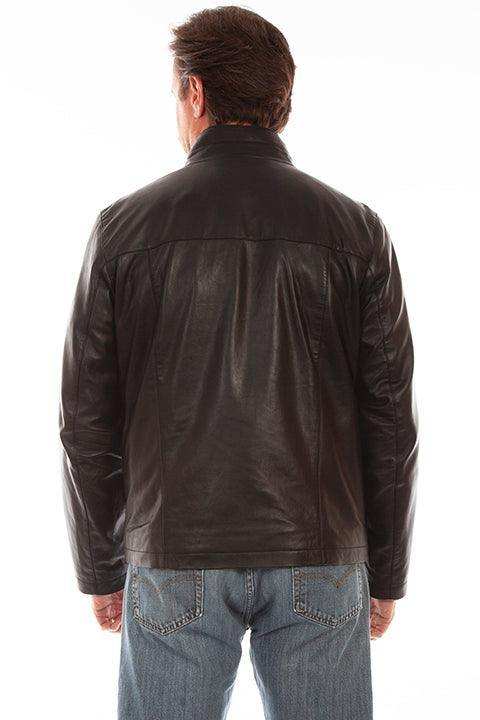 Scully BLACK LAMB ZIP FRONT JACKET - Scully Leather - Flyclothing LLC