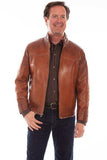 Scully COGNAC FAUX FUR ZIP FRONT - Scully Leather - Flyclothing LLC