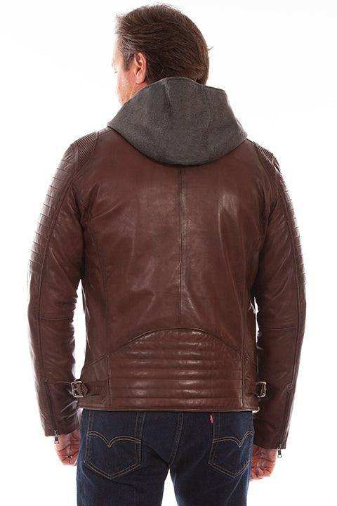 Scully BROWN JACKET W/HOOD - Scully Leather - Flyclothing LLC