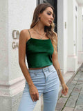 Straight Neck Cropped Cami - Trendsi - Flyclothing LLC