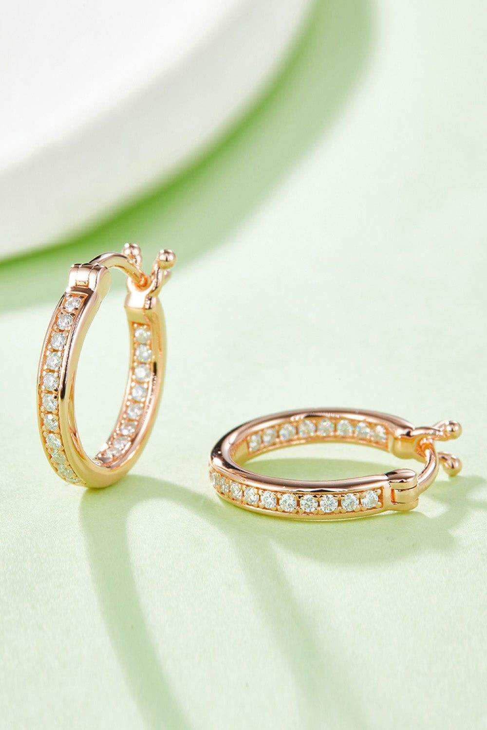 Moissanite 925 Sterling Silver Earrings - Trendsi - Flyclothing LLC