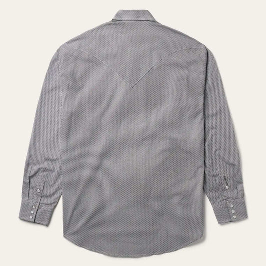 Stetson Grey Geo Print Western Shirt - Stetson - Flyclothing LLC