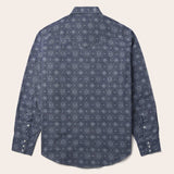 Stetson Blue Medallion Print Western Shirt - Stetson - Flyclothing LLC