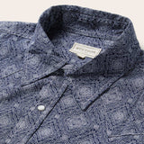 Stetson Blue Medallion Print Western Shirt - Stetson - Flyclothing LLC