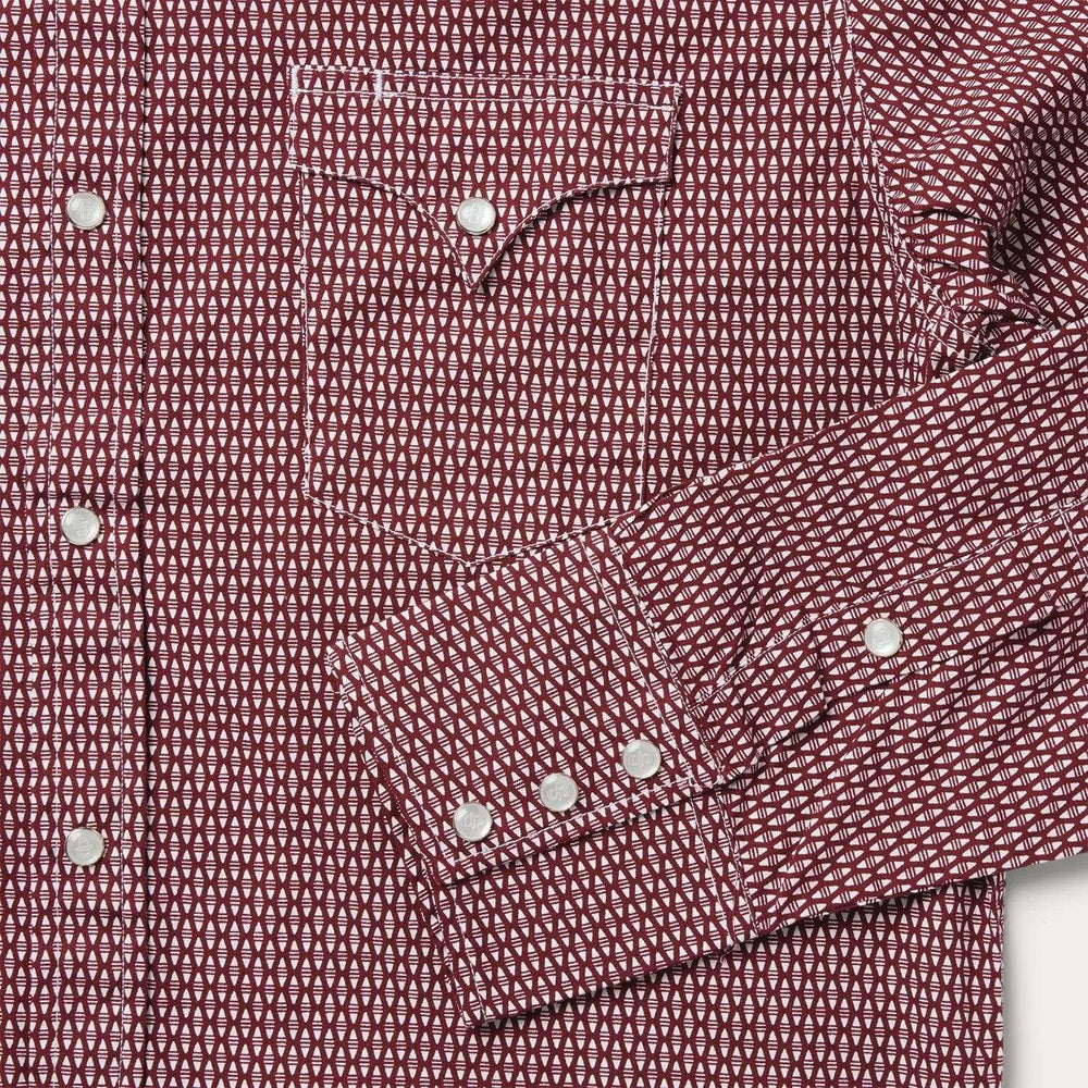 Stetson Broken Diamond Print Western Shirt - Stetson - Flyclothing LLC