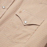 Stetson Orange Diamond Print Western Shirt - Stetson - Flyclothing LLC