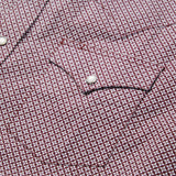 Stetson Blue Four Point Geo Print Western Shirt - Stetson - Flyclothing LLC