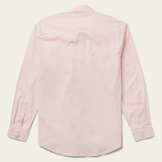 Stetson Pink End-On-End Western Shirt - Stetson - Flyclothing LLC