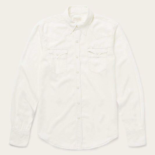 Stetson Cream Tencel Twill Shirt - Stetson - Flyclothing LLC