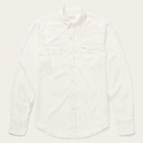 Stetson Cream Tencel Twill Shirt - Stetson - Flyclothing LLC