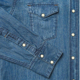 Stetson Medium Blue Denim Shirt - Stetson - Flyclothing LLC