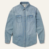 Stetson Long-Sleeved Denim Shirt - Stetson - Flyclothing LLC