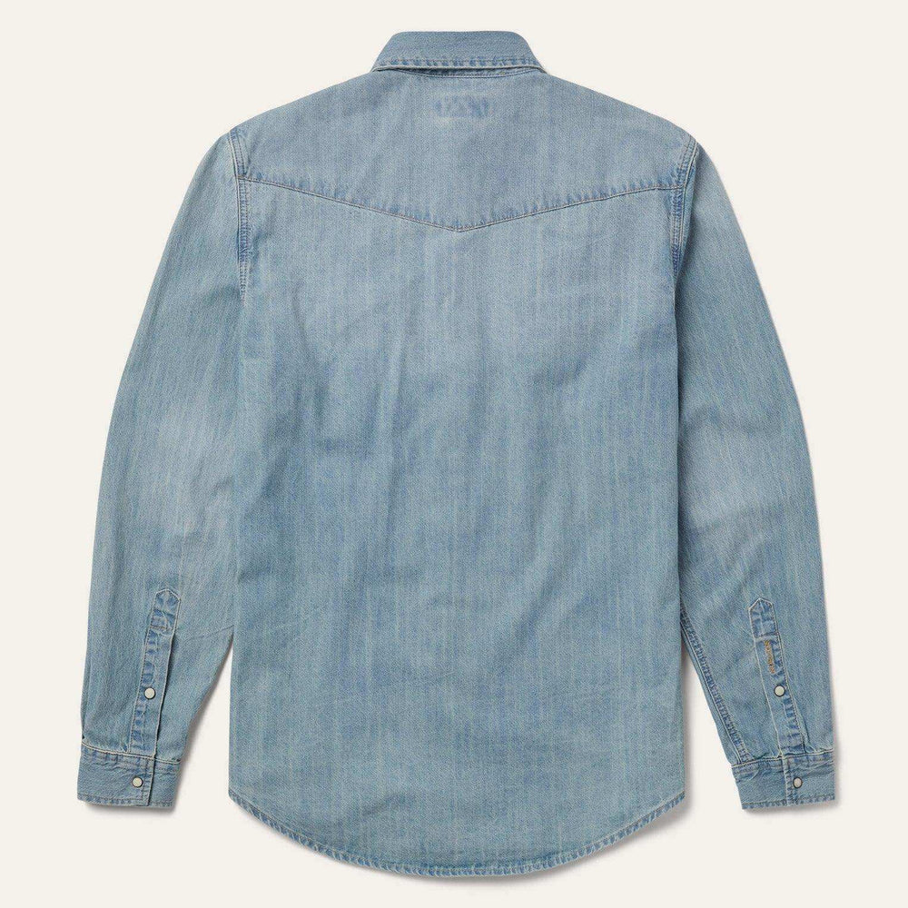 Stetson Long-Sleeved Denim Shirt - Stetson - Flyclothing LLC