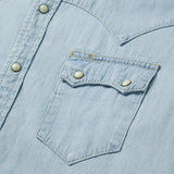 Stetson Light Blue Denim Western Shirt - Stetson - Flyclothing LLC