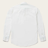 Stetson Classic Solid Snap Poplin Shirt In Optic White - Stetson - Flyclothing LLC