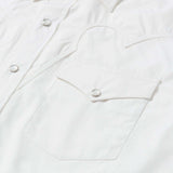 Stetson Classic Solid Snap Poplin Shirt In Optic White - Stetson - Flyclothing LLC