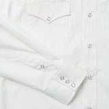 Stetson Classic Solid Snap Poplin Shirt In Optic White - Stetson - Flyclothing LLC