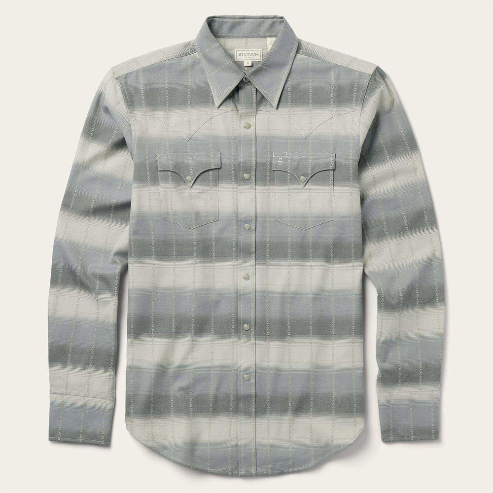 Stetson Serape Dobby Twill Western Shirt - Stetson - Flyclothing LLC