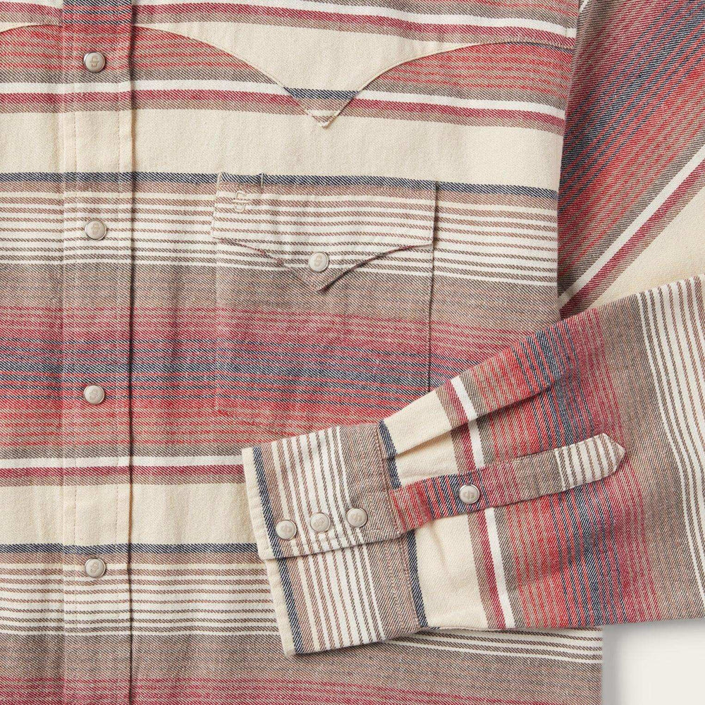 Stetson Brushed Twill Striped Shirt - Stetson - Flyclothing LLC