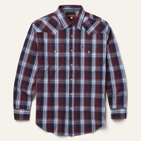 Stetson Good Luck Plaid Western Shirt - Stetson - Flyclothing LLC