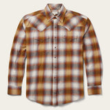 Stetson Rust Plaid Flannel Western Shirt - Stetson - Flyclothing LLC