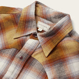 Stetson Rust Plaid Flannel Western Shirt - Stetson - Flyclothing LLC