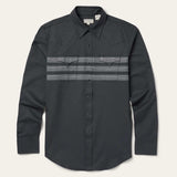Stetson Border Stripe Twill Western Shirt - Stetson - Flyclothing LLC