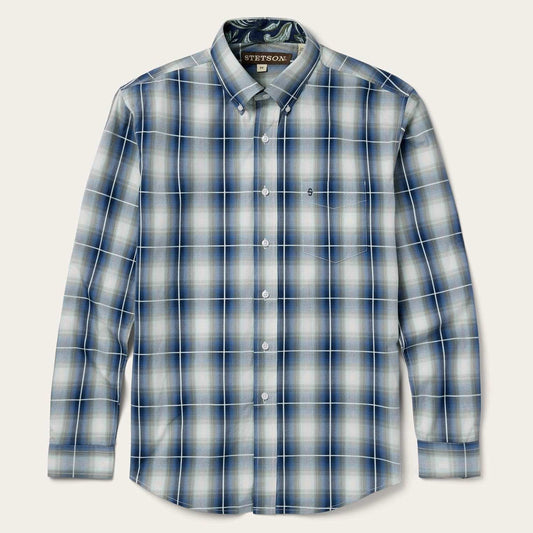 Stetson Crystal Plaid Button Down Shirt - Stetson - Flyclothing LLC